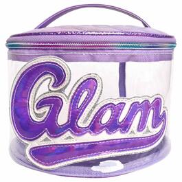 OMG Accessories Glam Clear Train Travel Pouch