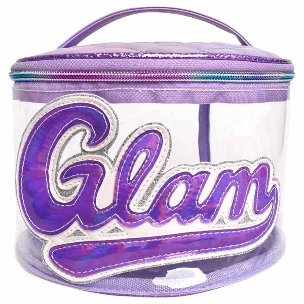 OMG Accessories Glam Clear Train Travel Pouch - image 