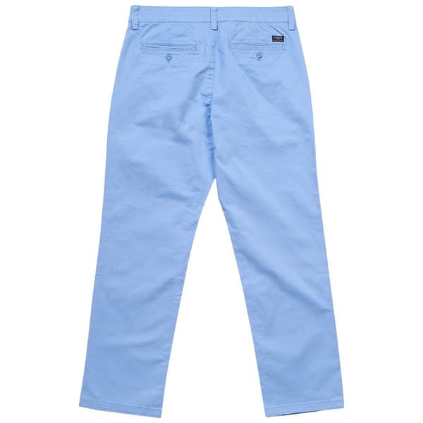 Mens Chaps Straight Fit Flex Solid Chino Pants