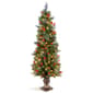 National Tree 5ft. Crestwood&#40;R&#41; Pre-Lit Entrance Spruce Tree - image 1