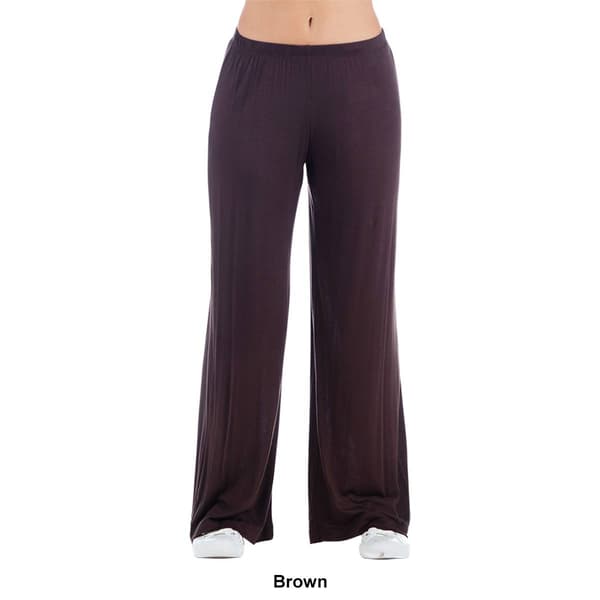 Womens 24/7 Comfort Apparel Solid Palazzo Pants