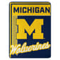 Sweet Home Collection NCAA Michigan Wolverines Throw - image 1