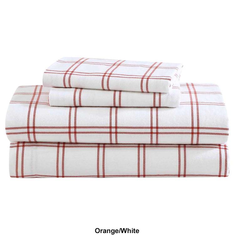 Eddie Bauer Westridge Plaid Cotton Flannel Sheet Set