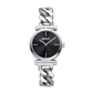 Womens DKNY Open Link Black Dial Chain Bracelet DK1L159M0055 - image 1