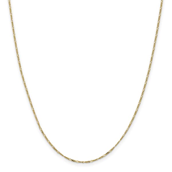 Gold Classics&#40;tm&#41; 10kt. 1.25mm 24in. Flat Figaro Chain - image 