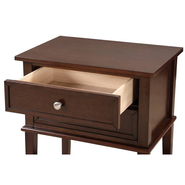 Passion Furniture Newton 2-Drawer Nightstand