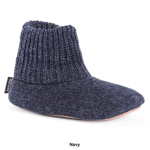 Mens MUK LUKS® Morty Ragg Wool Sock Slippers