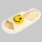 Womens Ella & Joy Smiley Face Open Toe Slide Slippers - image 1