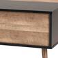 Baxton Studio Jensen Black/Rustic Brown Finish Wood Coffee Table - image 6
