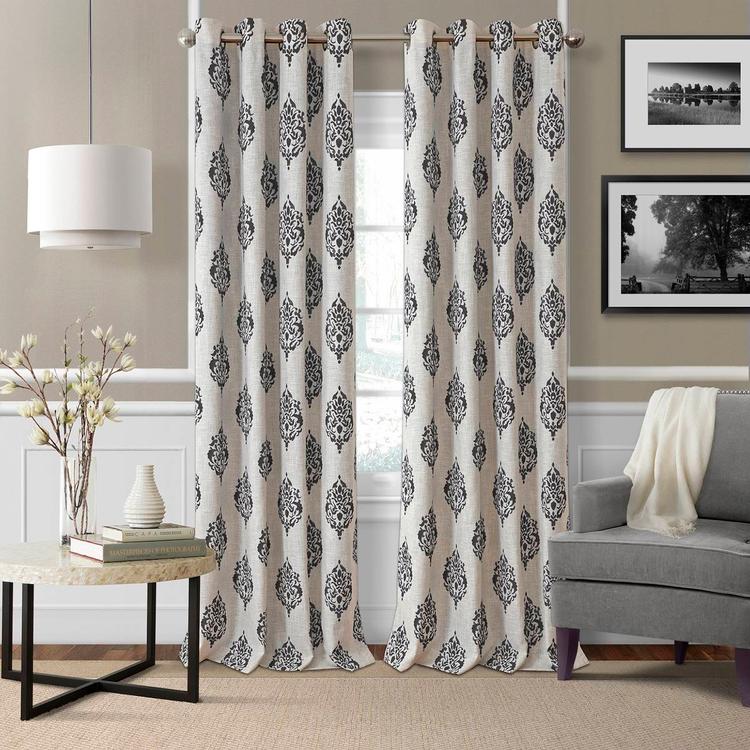 Elrene Navara Medallion Room Darkening Window Curtain