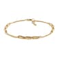Gold Classics(tm) 14kt. Yellow Gold Triangle Bar Station Bracelet - image 1