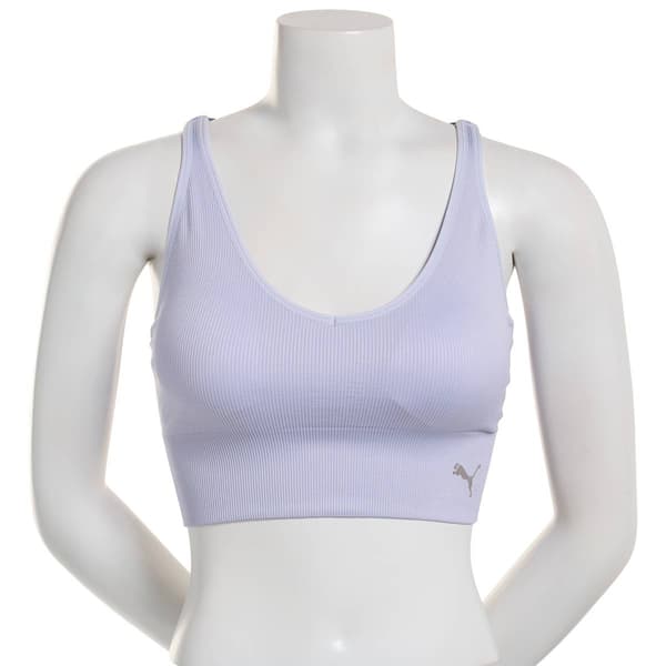 Womens Puma&#40;R&#41; Mirrored Rib Cross Back Sports Bra