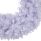 Northlight 36in. Icy White Iridescent Spruce Christmas Wreath - image 3
