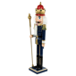 Northlight Blue & Gold Christmas Nutcracker King with Scepter - image 4