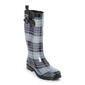 Womens Capelli New York Classic Plaid Tall Rain Boots - image 1