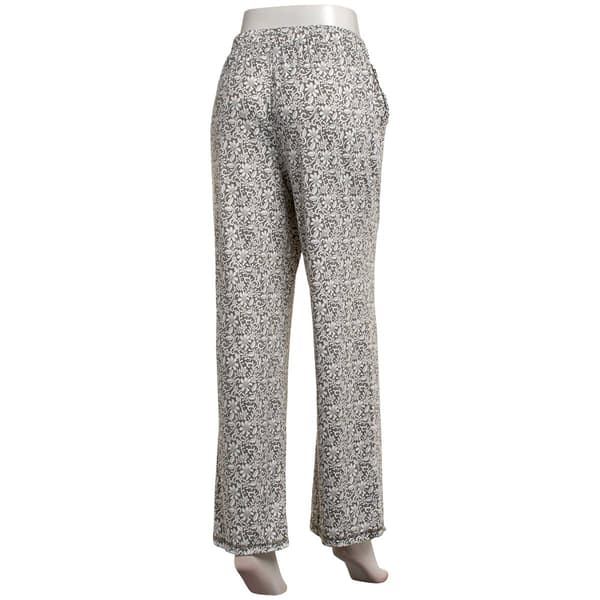 Womens Muk Luks Floral Lace Capri Pajama Pants