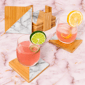 BergHOFF Bamboo 14pc. Coasters Set, Square - image 3