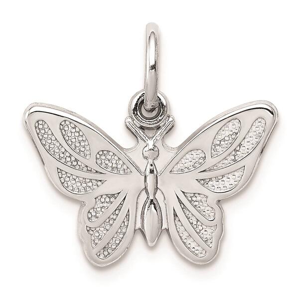 Gold Classics&#40;tm&#41; 14kt. White Gold Butterfly Charm - image 