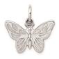 Gold Classics&#40;tm&#41; 14kt. White Gold Butterfly Charm - image 1