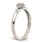 Pure Fire 14kt. White Gold Lab Grown Diamond Trio Cluster Ring - image 6