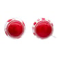Kurt S. Adler 6pc. Red & White Glass Ball Ornaments Set - image 3