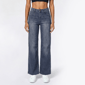Juniors Wallflower Fearless Curvy High Rise Wide Leg Jeans - image 1