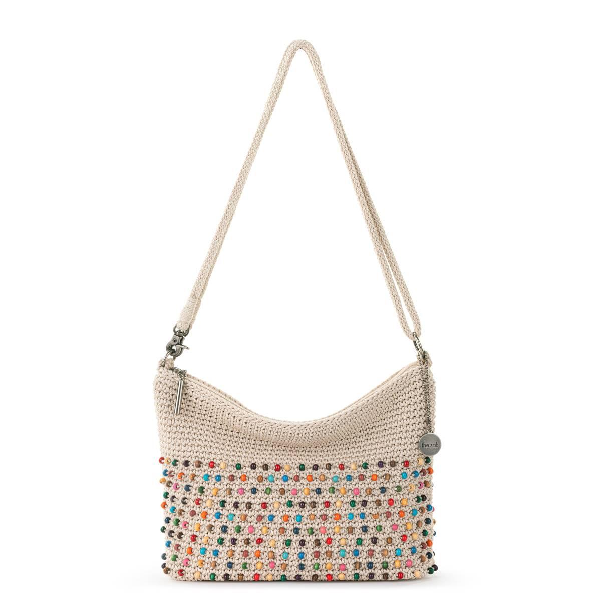 The Sak Lumi Multi Bead Crochet Crossbody