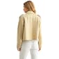 Womens CITY BLUES Cropped Trench Coat Jacket - image 2