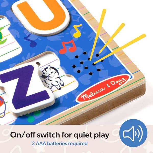 Melissa & Doug&#174; Ms. Rachel&#8482; Wooden Phonics Alphabet Sound Puzzle