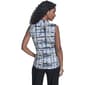 Womens Calvin Klein Sleeveless V Neck Geometric Abstract Blouse - image 2