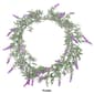 Northlight Seasonal Pre-Lit Battery Operated Lavender Wreath - image 6