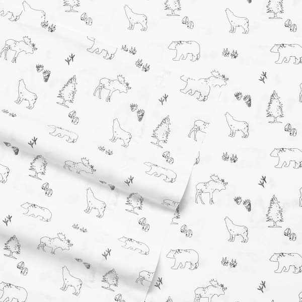 Eddie Bauer Animal Tracks Cotton Percale Sheet Set
