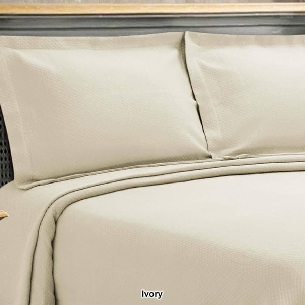 Superior Jacquard Matelassé Cotton Diamond Solitaire Bedding Set