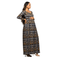 Plus Size 24/7 Comfort Apparel Geometric Maternity Maxi Dress - image 2
