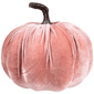 Northlight Velour Pumpkin Glittered Fall Harvest Decoration - image 4