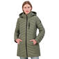 Womens Nautica 3/4 Stretch Puffer Walker w/Chest Zip - image 1