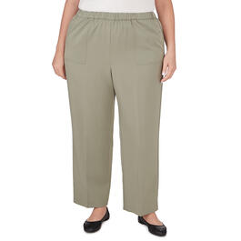 Plus Size Alfred Dunner Tuscan Sunset Proportioned Pants - Short