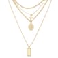 Steve Madden Cross Charm Layered Necklace - image 2