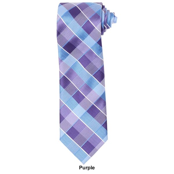 Mens John Henry® Brooklyn Plaid Tie