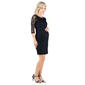 Womens 24/7 Comfort Apparel Lace Maternity Sheath Dress - image 3