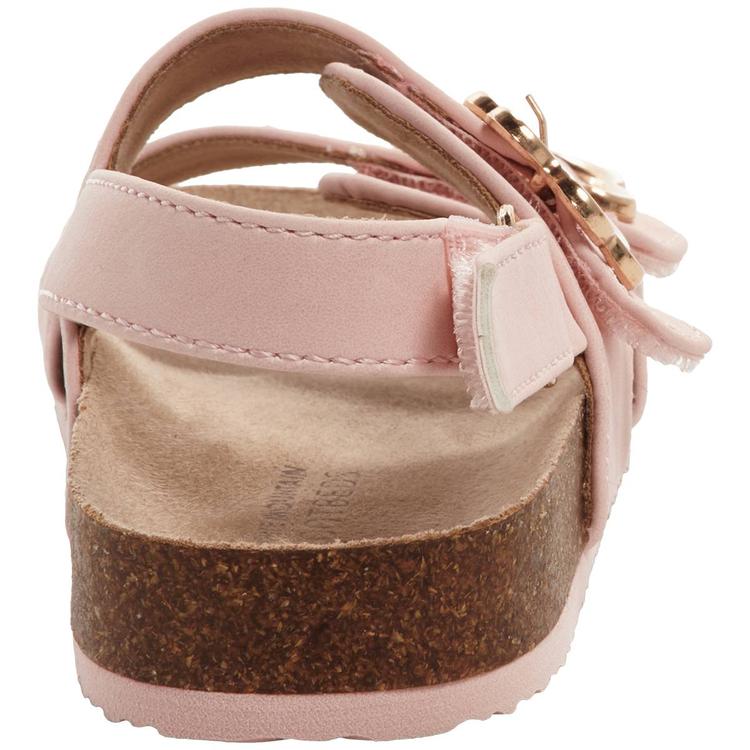 Big Girls White Mountain Gingham Sandals