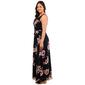 Womens NY Collection Sleeveless Print Chiffon Midi Dress - image 4