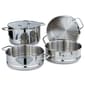 BergHOFF Helix 5pc. Stainless Steel Steamer Set w/ Glass Lids - image 1