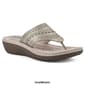Womens Cliffs by White Mountain Comate Wedge Sandals - image 12
