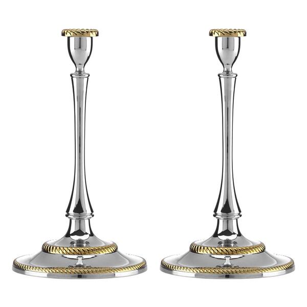 Reed & Barton&#40;R&#41; Roseland&#40;tm&#41; 2pc. Candlestick Set - image 