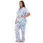 Plus Size White Mark 2pc. Tropical Pajama Set - image 3