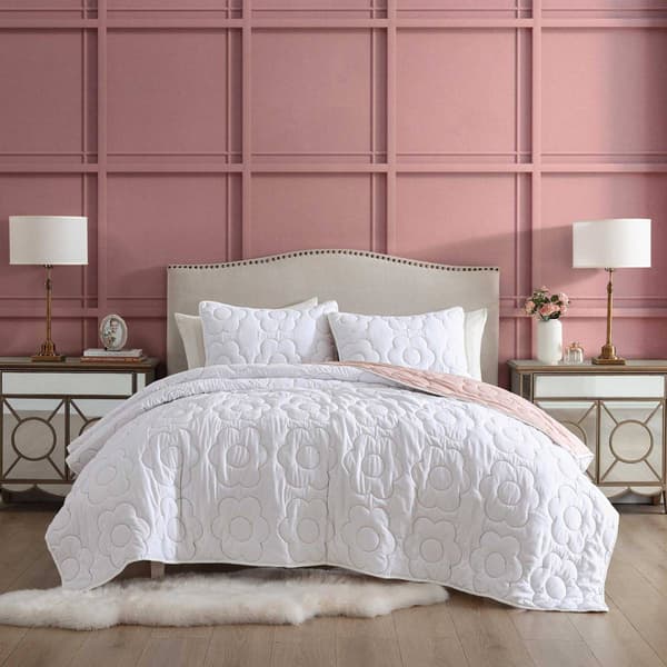 Betsey Johnson Rainbow Stitch Quilt Set