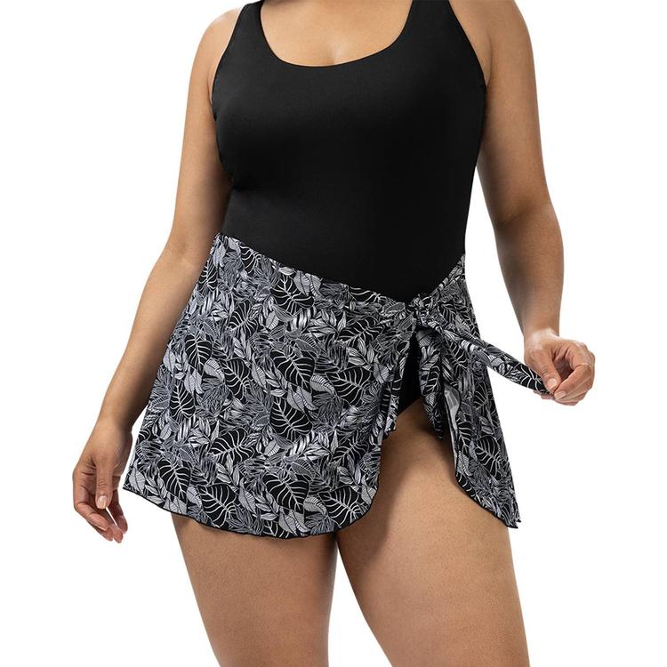 Womens Dolfin® Aquashape Botanical Scoop Neck Swimdress