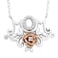 Enchanted by Disney Sterling Silver & Rose Gold Mom Pendant - image 1