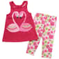Baby Girl &#40;12-24M&#41; Kids Headquarters Flamingo Tunic & Legging Set - image 1